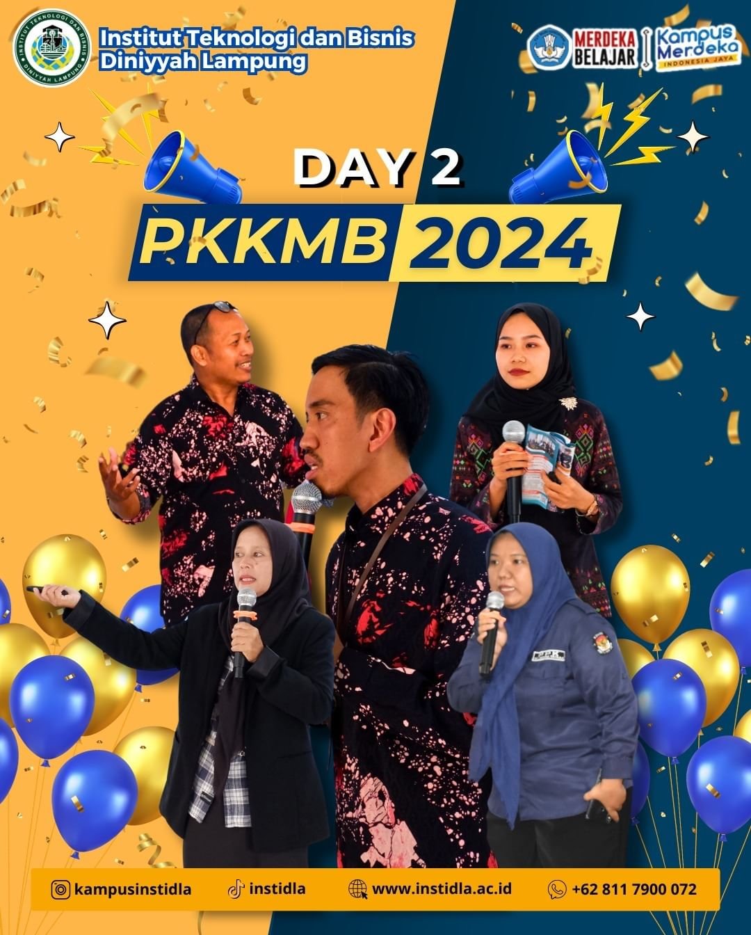 Hari kedua (PKKMB) 2024 di INSTIDLA