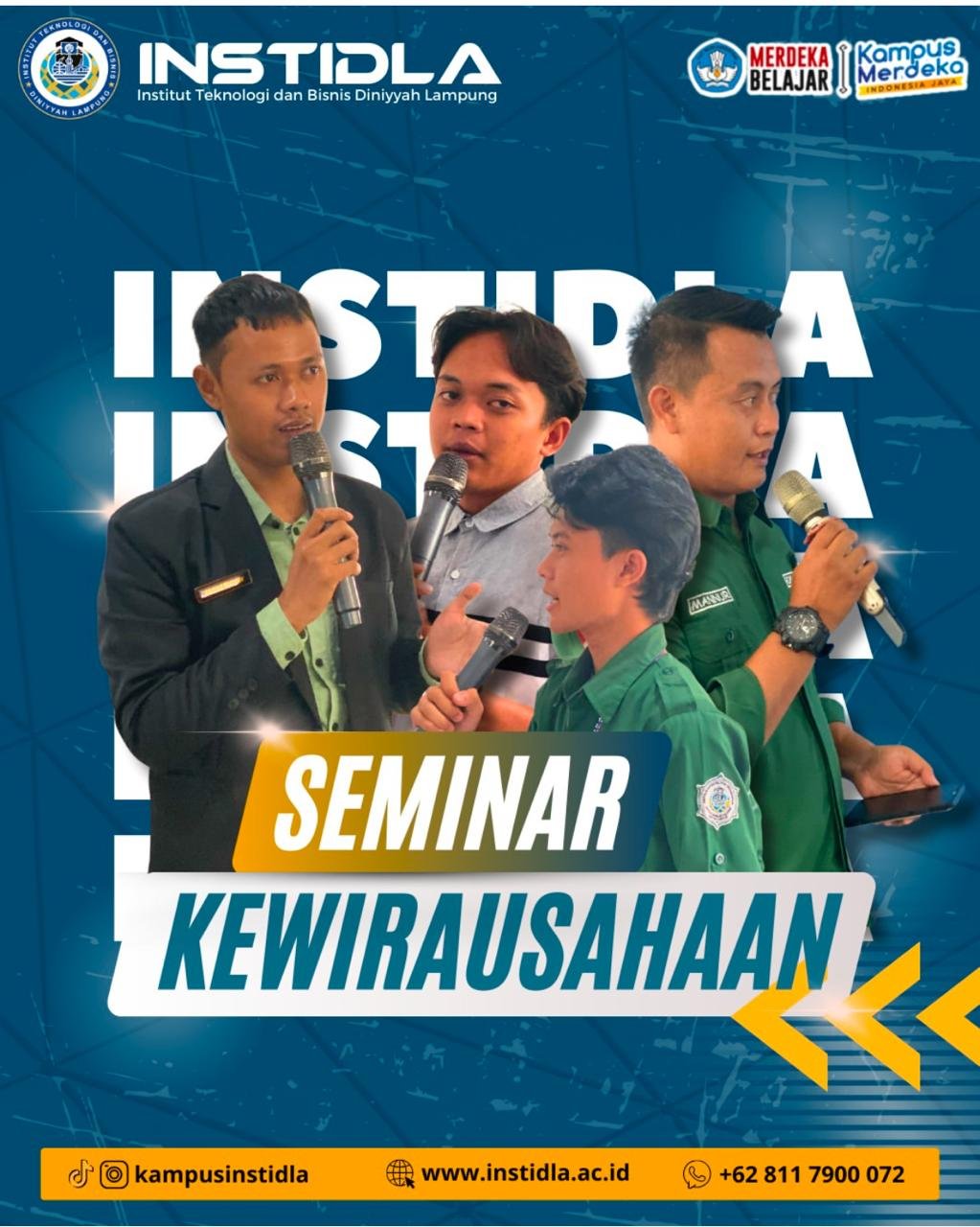 Seminar Kewirausahaan INSTIDLA: Mengasah Public Speaking untuk Kesuksesan Bisnis