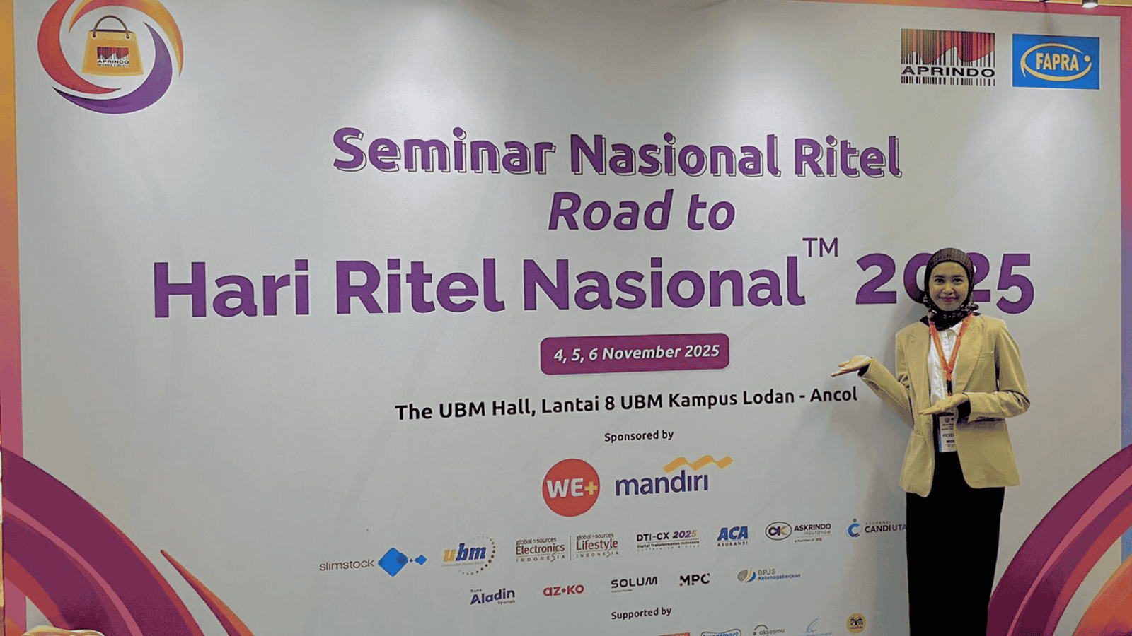 Kaprodi Manajemen Ritel INSTIDLA Hadiri Seminar Nasional Ritel 2025 dan Jalin Potensi Kolaborasi Strategis
